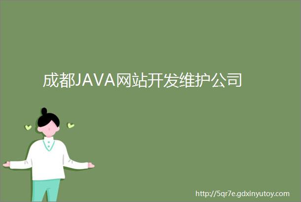 成都JAVA网站开发维护公司